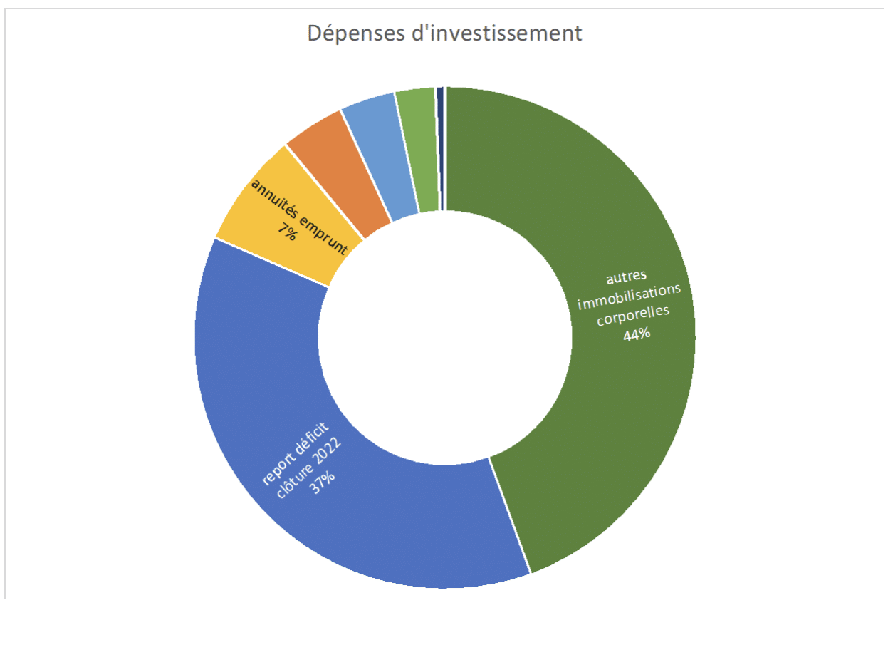 depenses investissement mairie de beaumont 74