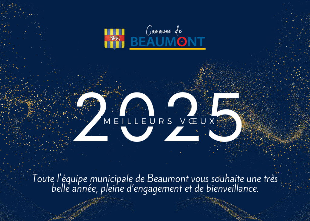 Carte de Vœux 2025 Message Bonne Année (21 x 15 cm)
