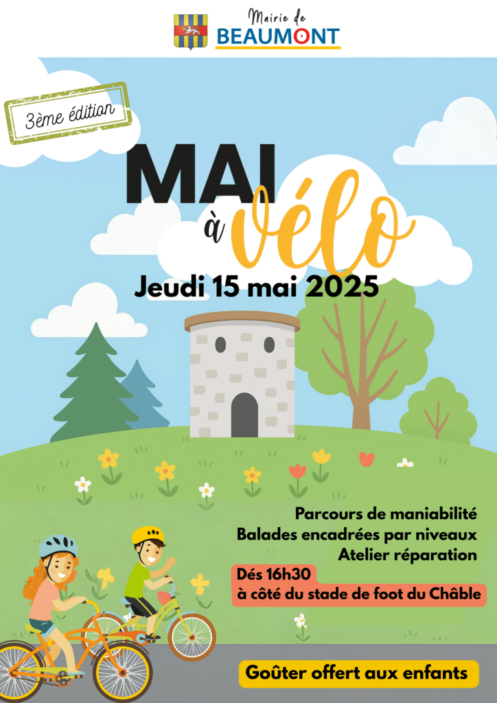 Jeudi 15 mai 2025 MAI A VELO