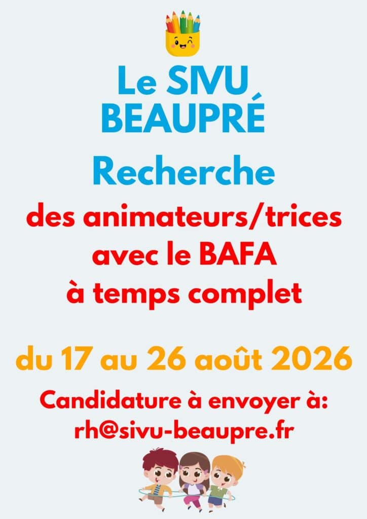 recrutement animateurs été 2026