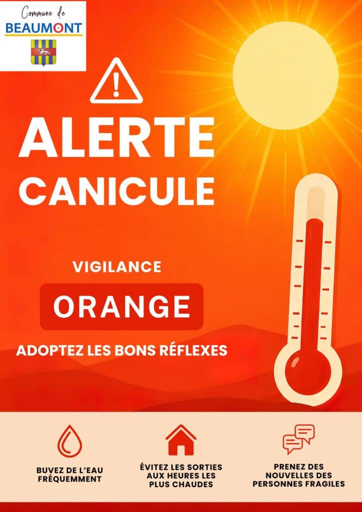 VIGILANCE ORANGE CANICULE